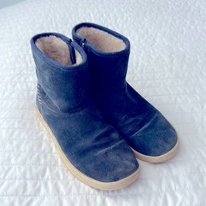UGG Boots in Navy Blue with Zip Up